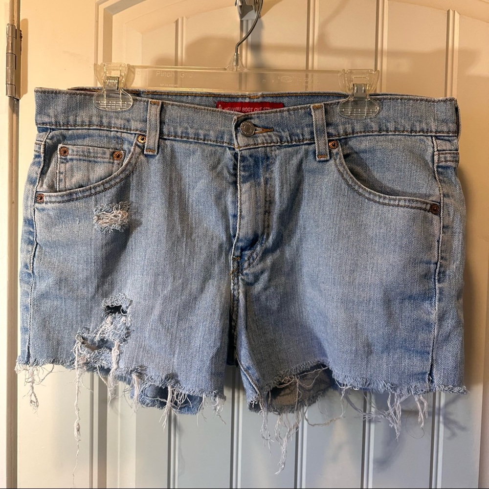 Levi’s cutoff shorts 515 sz 22 low rise